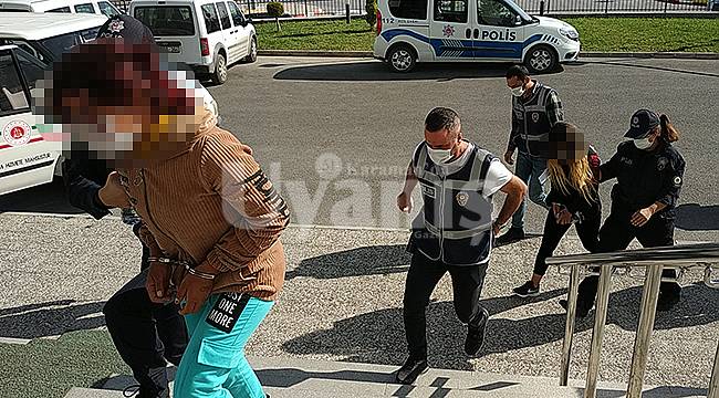 Gardiyanın vurulduğu olaya karışan 3 kadın adliyeye sevk edildi