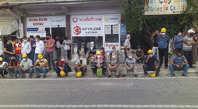 Grevde olan maden işçilerinin maaşları yatmaya başladı