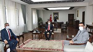Halk Bankası Karaman Merkez Şube Müdürü Takar’dan Vali Işık’a Nezaket Ziyareti