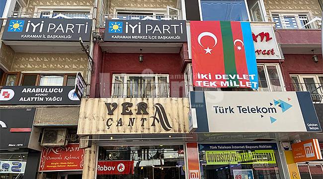 İYİ Parti Karaman Teşkilatı'ndan Azerbaycan'a kardeş desteği