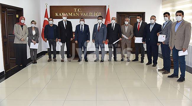 Karaman'da Öğretmenlere Başarı Belgeleri Verildi