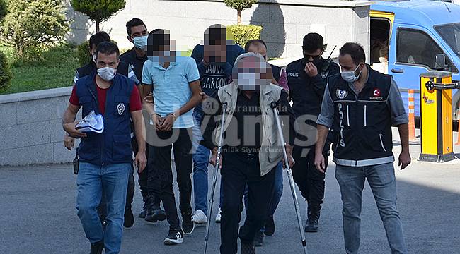 Karaman'da uyuşturucu operasyonu 4 kişi adliyeye sevk edildi