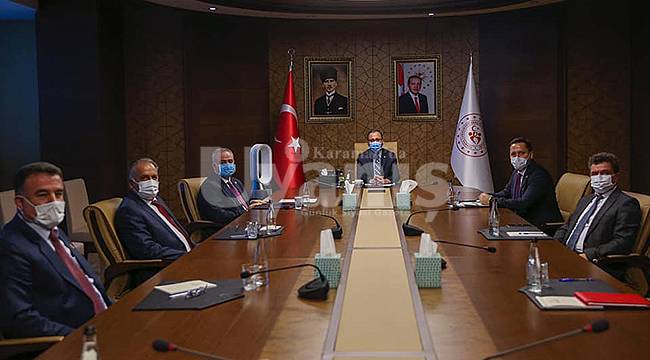 Karaman'daki spor yatırımları görüşüldü
