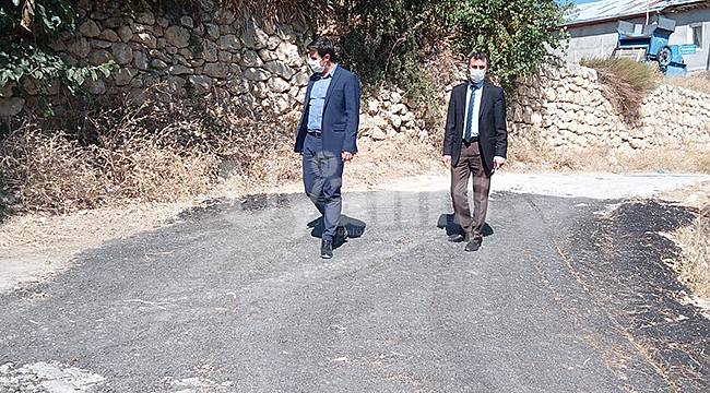 Kaymakam Çelik, çalışmaları yerinde inceledi
