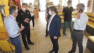 Kaymakam Çıkrık Covid-19 Denetimine Katıldı