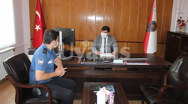 Kaymakam Çıkrık, İlçe Emniyet Amirliği İle Jandarma Komutanlığını Ziyaret Etti
