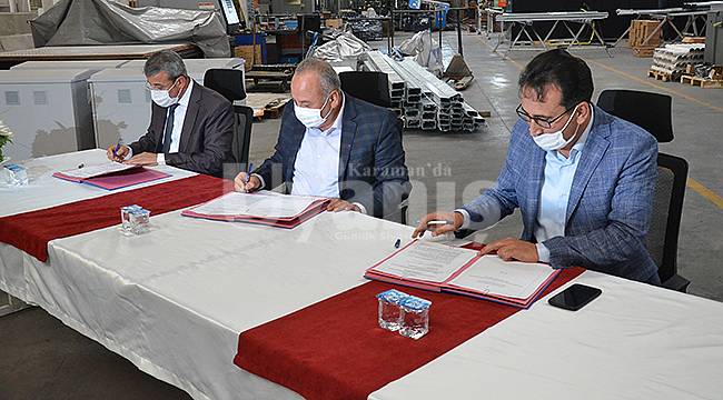 Mesleki Eğitim İşbirliği Protokolü İmza Töreni gerçekleştirildi