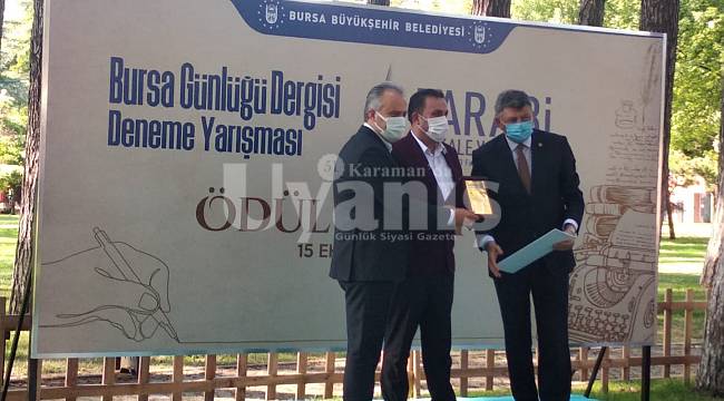 Şair Şaşma'ya Bursa Belediyesi'nden Ödül