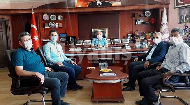 Takar Esnaf Odaları Birliğini ziyaret etti