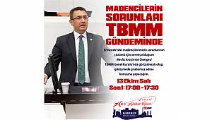 Ünver, Ermenekli Madenciler İçin Konuşacak
