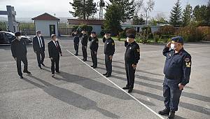 Vali Işık İl Jandarma Komutanlığını ziyaret etti