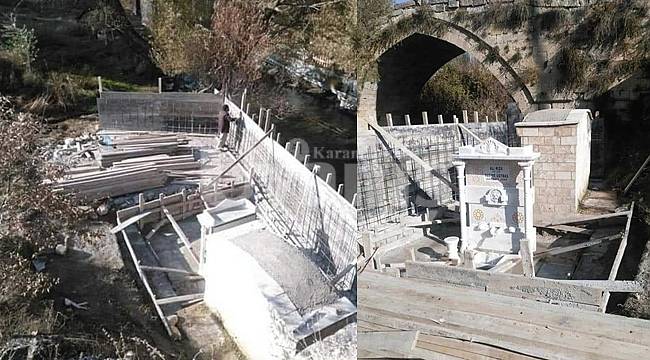Akköprü'de Yapılan Duvar İnşaatı Durduruldu