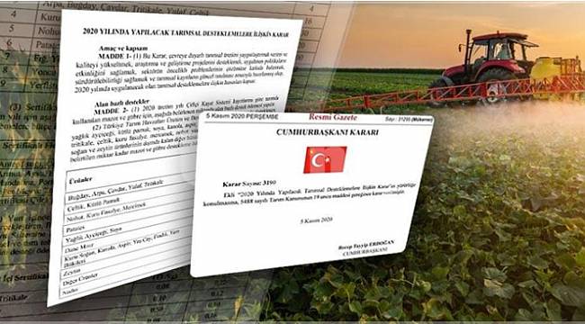 Çiftçilere Yapılacak Tarımsal Destek Miktarları Belli Oldu