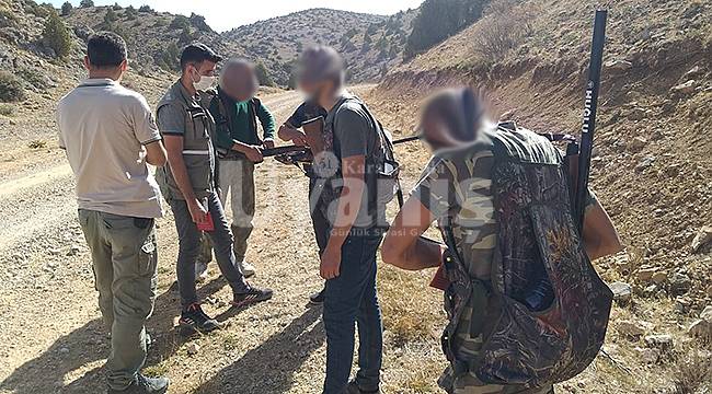 Karaman'da kaçak avlananlara ceza yağdı