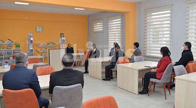 Karaman’da Şehit Birol Öztekin Kütüphanesi Açıldı