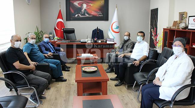Karaman Eğitim ve Araştırma Hastanesini ziyaret ettiler