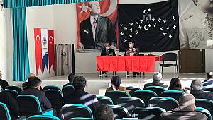 Kaymakam Çıkrık, Muhtarlarla Bir araya Geldi