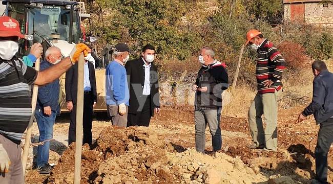 Kaymakam Kılıç, alt yapı çalışmalarını inceledi
