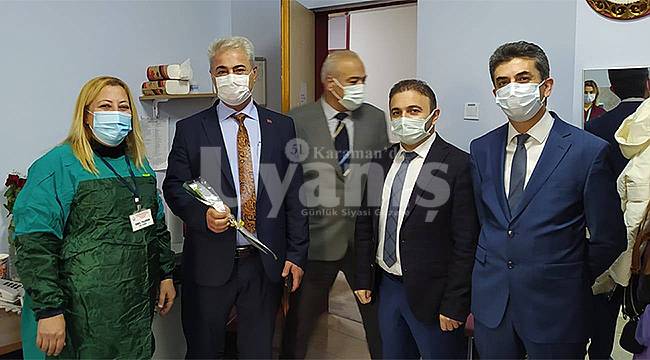 Sağlık İl Müdürü Kurşun'dan Diş Hastanesine anlamlı ziyaret