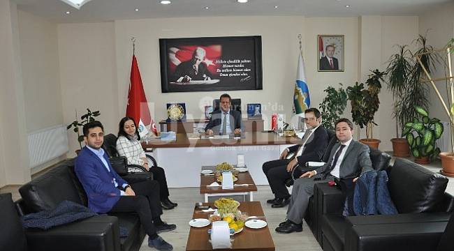 Sarıveliler'e Yeni Atanan Cumhuriyet Savcıları Ve Hakimlerden Başkan Kulak'a İade-İ Ziyaret