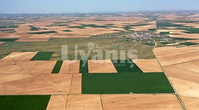 2020 yılında Karaman'da 12 bin 74 hektar arazi toplulaştırıldı