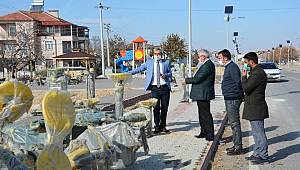 Ayrancı'da Peyzaj Çalışmaları Sürüyor