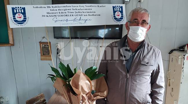 Başkan Kalaycı şoförleri unutmadı