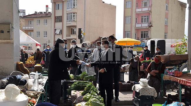 Ermenek Kaymakamı Hökelekli Halk Pazarını Denetledi