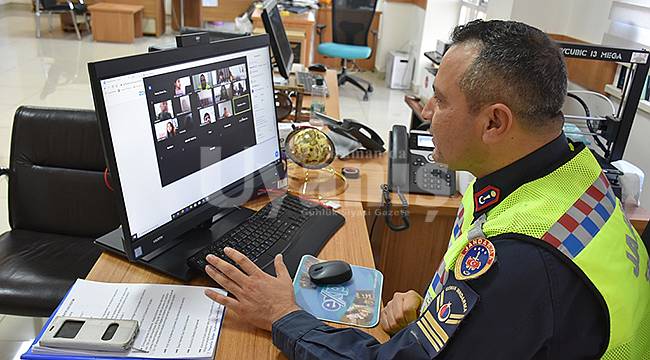 İl Jandarma Komutanlığından öğrencilere trafik eğitimleri