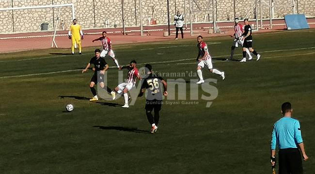 Karaman Belediyespor kendi evinde berabere kaldı