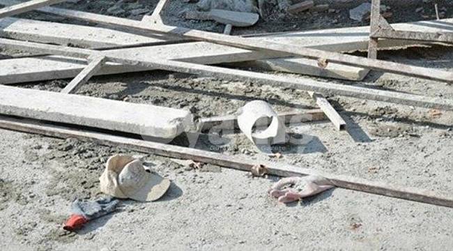 Karaman'da 11 katlı inşaatın çatısından düşen işçi hayatını kaybetti