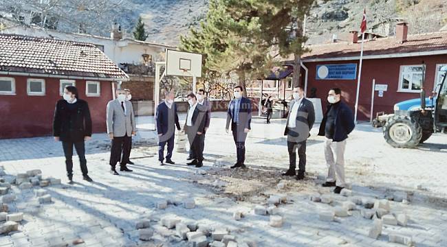 Kaymakam Çelik, Çalışmaları Yerinde İnceledi