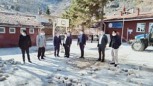 Kaymakam Çelik, Çalışmaları Yerinde İnceledi