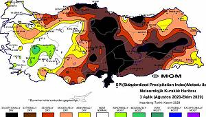 Metoroloji verilerine göre Karaman 'Çok Şiddetli Kuraklık' Riski altında
