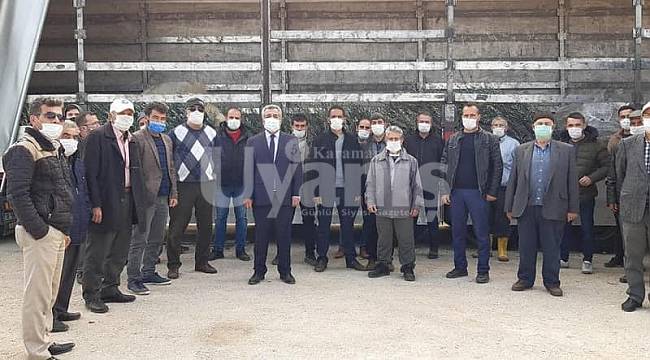 Üreticiye Ceviz, Zeytin Fidanı Ve Bağ Çubuğu Dağıtıldı