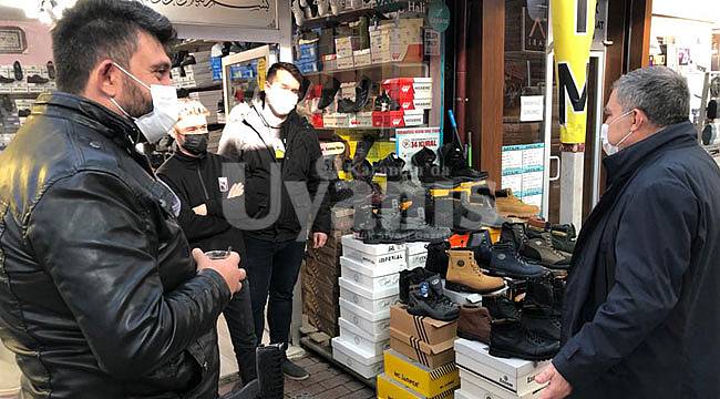 Vali Işık, esnaf ziyareti yaptı