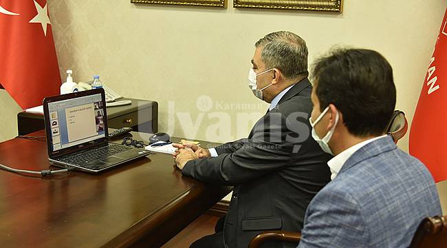 Vali Işık Öğrencilerin Uzaktan Eğitimine Katıldı