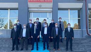Zeytin Ve Badem Fidanları Muhtarlara Dağıtıldı