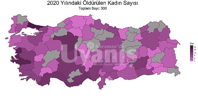 2020'de Karaman'da Hiç Kadın Cinayeti Yaşanmadı. Teşekkürler Karaman