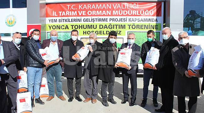 Çiftçiye Yem Bitkileri Projesinden Bir Destek Daha