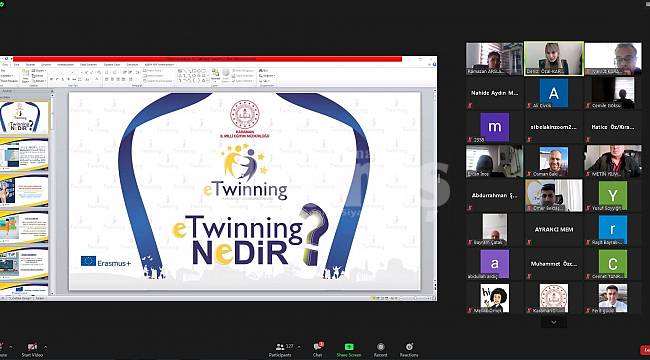 "eTwinning Nedir?" Konulu Webinar Eğitimi Gerçekleştirildi