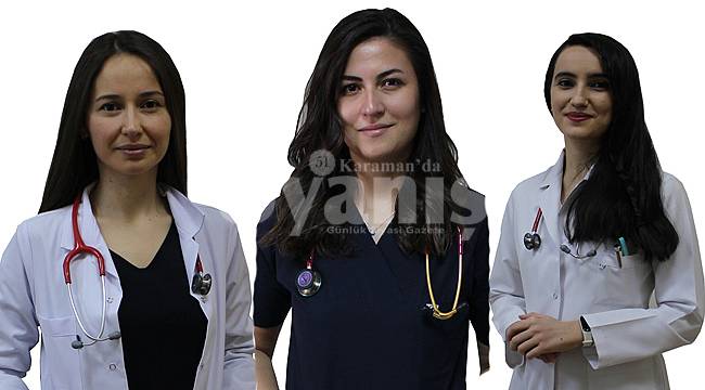 Karaman’a Atanan 3 Yeni Doktor Göreve Başladı