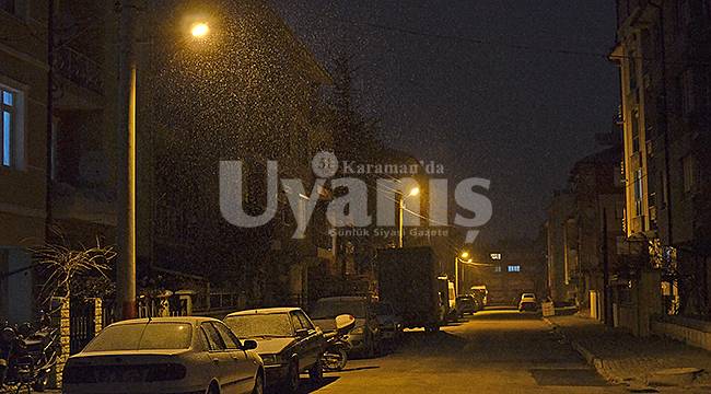 Karaman'a Beklenen Kar Geldi