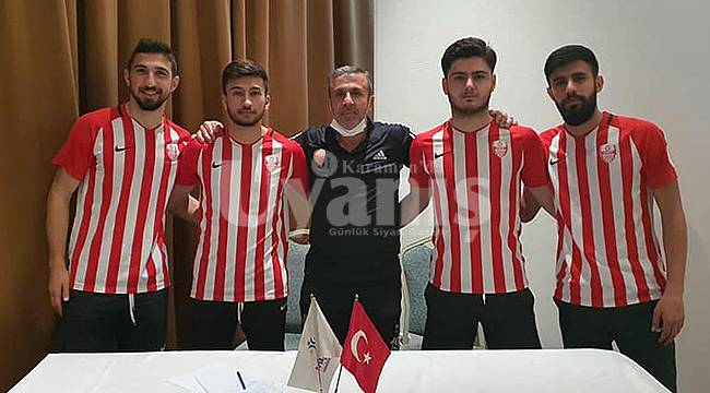 Karaman Belediyespor 4 transfer birden açıkladı