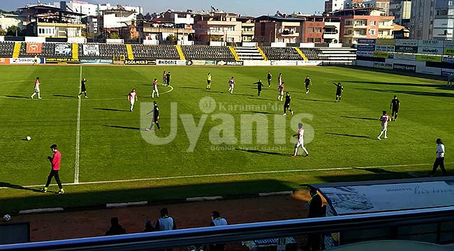 Karaman Belediyespor İlk Yarıyı Galibiyetle Kapattı: 2-1