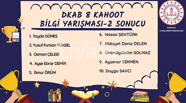 Karaman Geneli Bilgi Yarışmasının ikincisi gerçekleştirildi