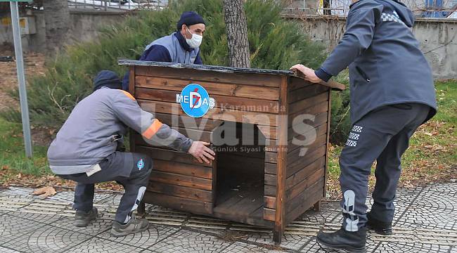 Medaş'tan Sevimli Dostlara Kulübe