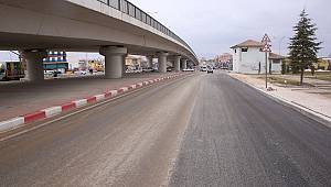 Sanayi Köprülü Kavşağındaki Yol Genişletiliyor