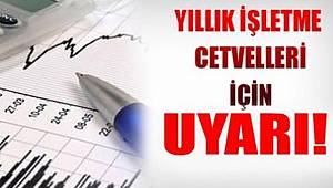 Sanayi ve Teknoloji İl Müdürlüğünden yıllık işletme cetveli uyarısı