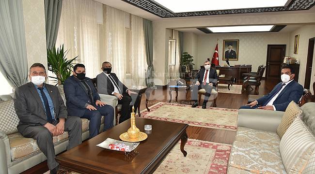 Şoförler Odasından Vali Işık’a Ziyaret